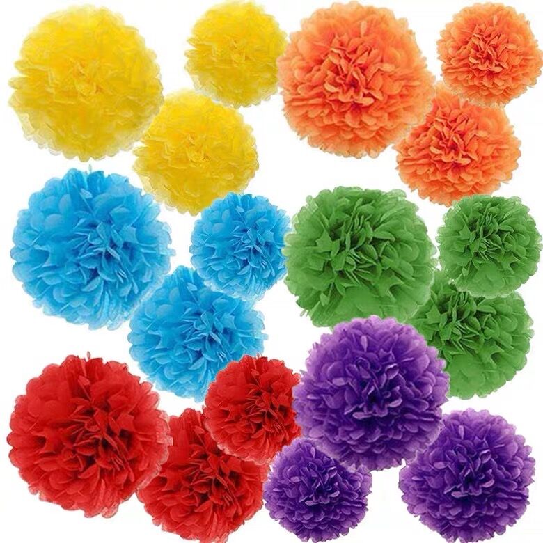 10 Inches Paper Pompom - Yorkn Inc✅