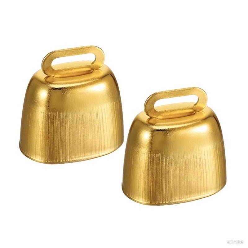 1.3 Inch Golden Cow Bell - Yorkn Inc✅
