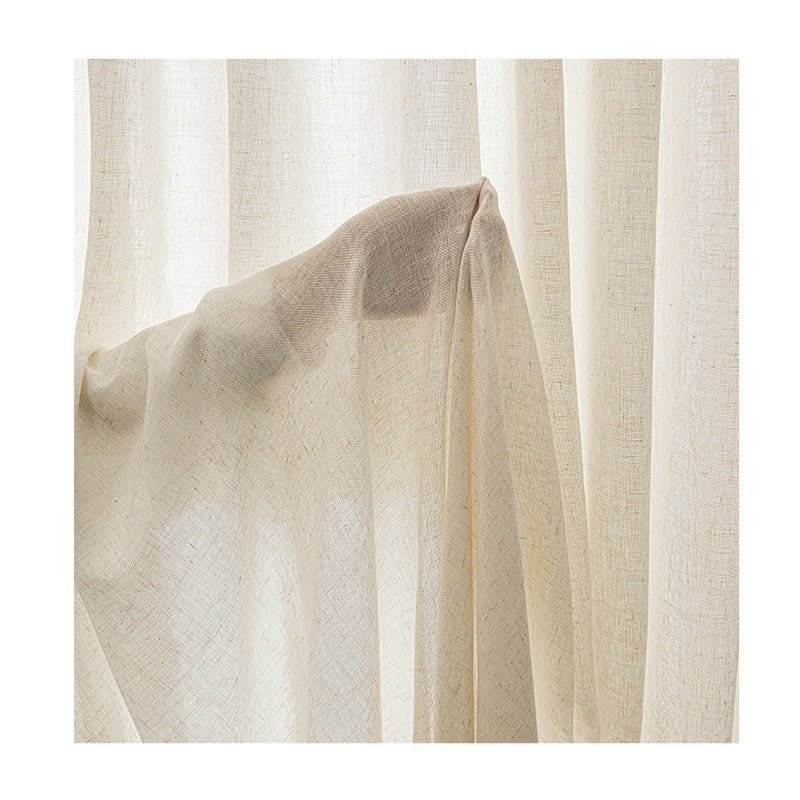 164x100 Inch Flax Curtain - Yorkn Inc✅