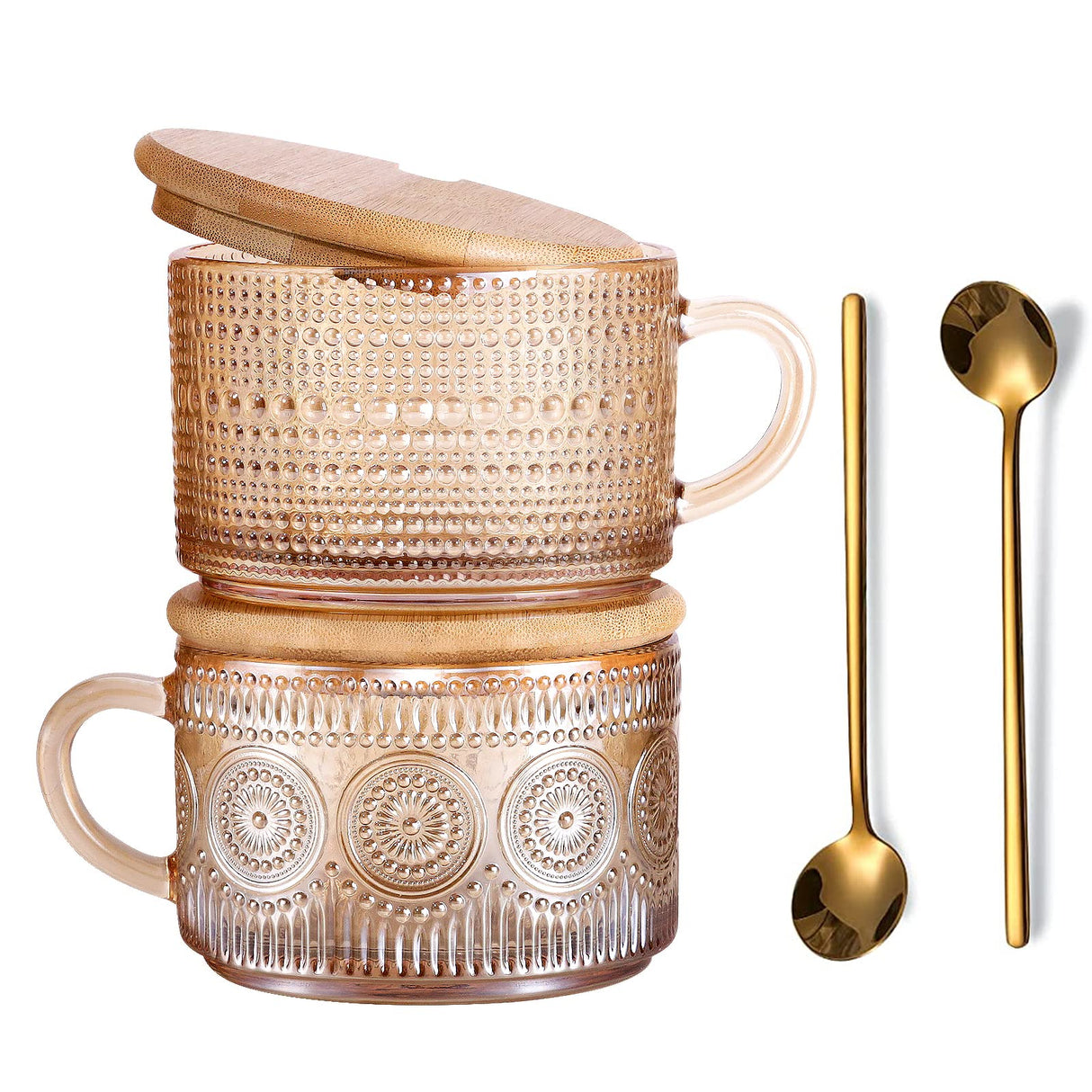 2 Pack Vintage Coffee Mugs - Yorkn Inc✅