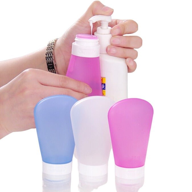 2oz 4pcs Travel Bottles Sets With Pouch - Yorkn Inc✅