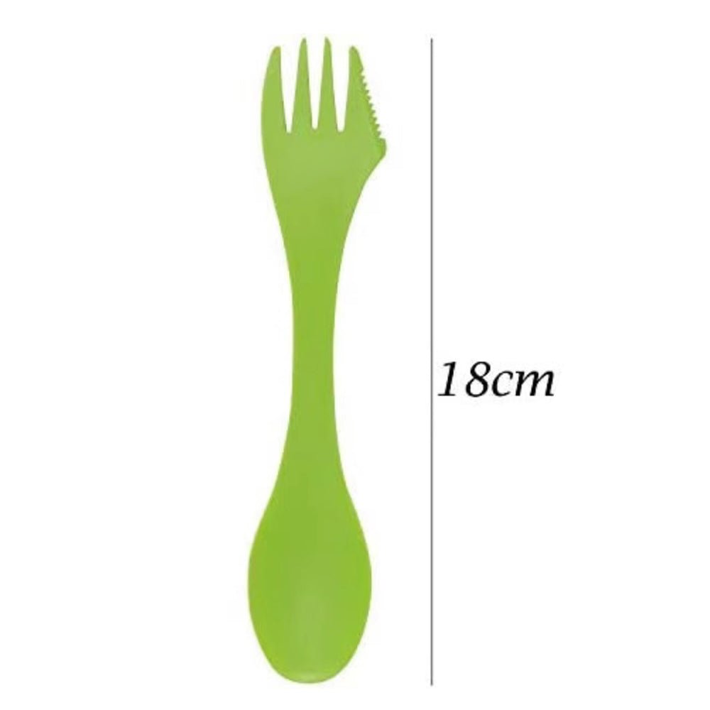 3 In 1 Utensil Spoon Fork & Knife - Yorkn Inc✅