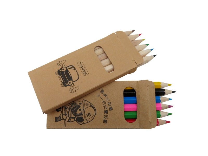 3.5 - inch Six Color Colored Pencil - Yorkn Inc✅