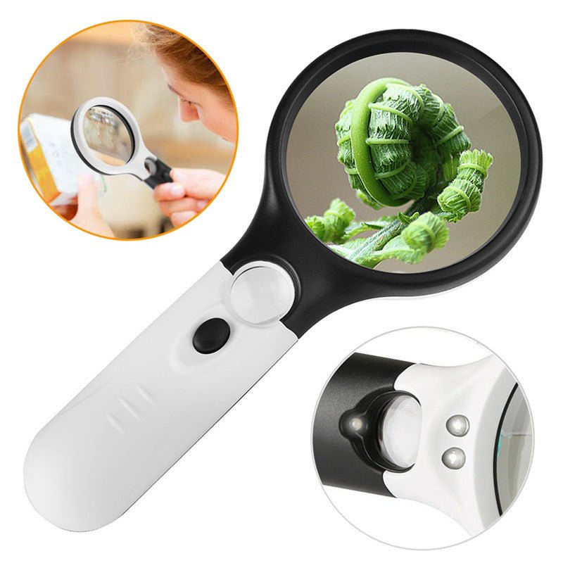 3x45x Handheld Led Magnifier - Yorkn Inc✅