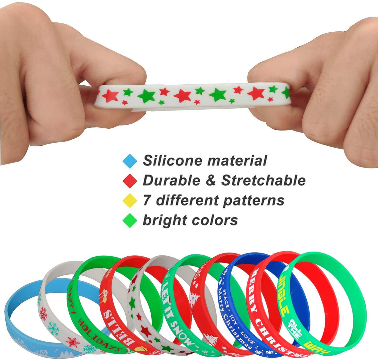 8 X 1/2 In Silicone Wristband - Yorkn Inc✅