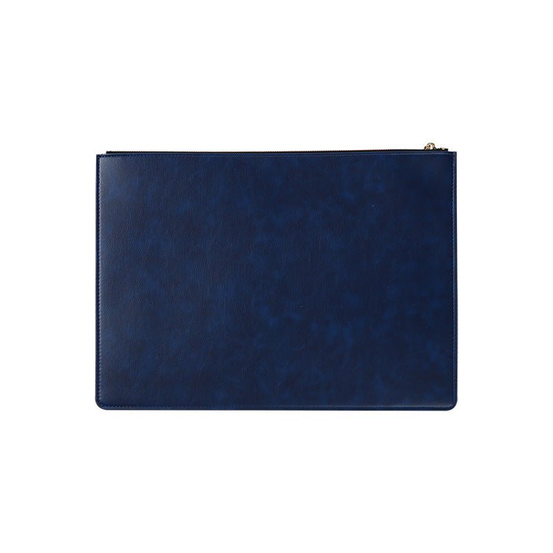 A4 Pu Leather Document Folder Zipper Bag - Yorkn Inc✅