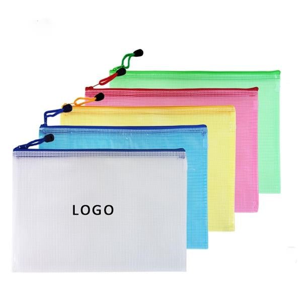 A4 Zipper File Mesh Bag - Yorkn Inc✅