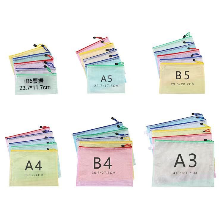 B5 Transparent Zipper File Bag - Yorkn Inc✅