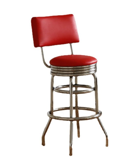 Bar Stool Wth Back - Yorkn Inc✅