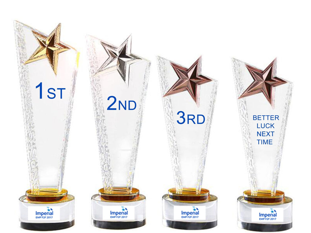 Crystal Trophy - Yorkn Inc✅