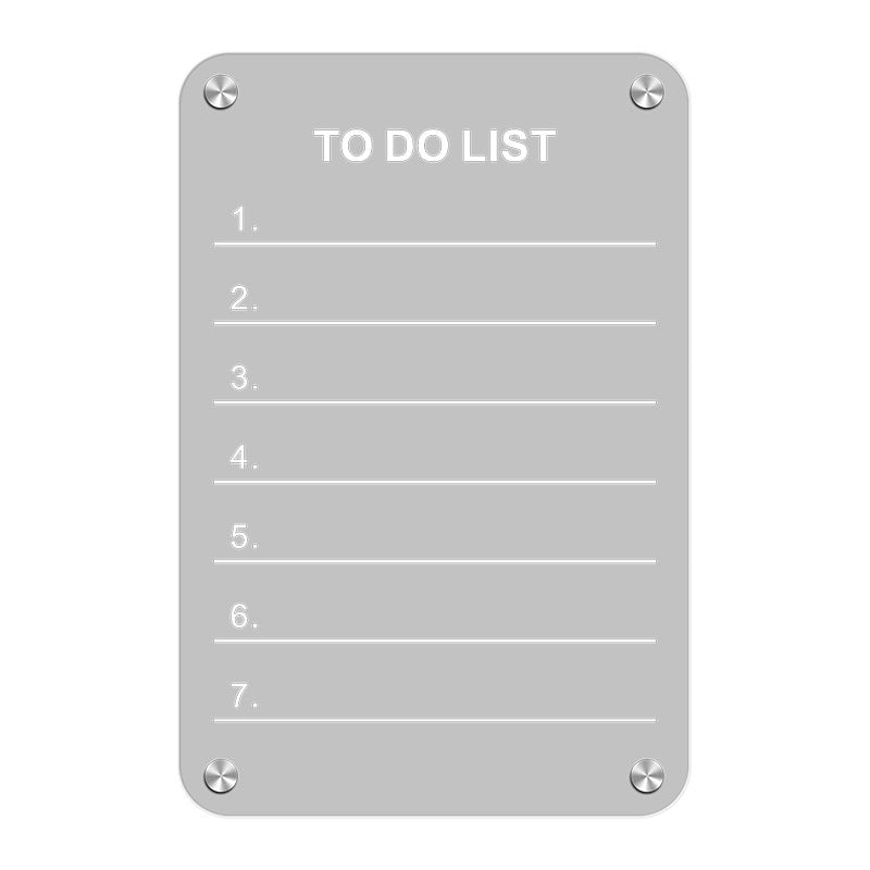 Custom Fridge Planner Board - Yorkn Inc✅