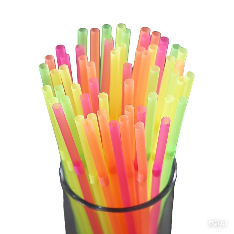 Disposable Colored Straw - Yorkn Inc✅