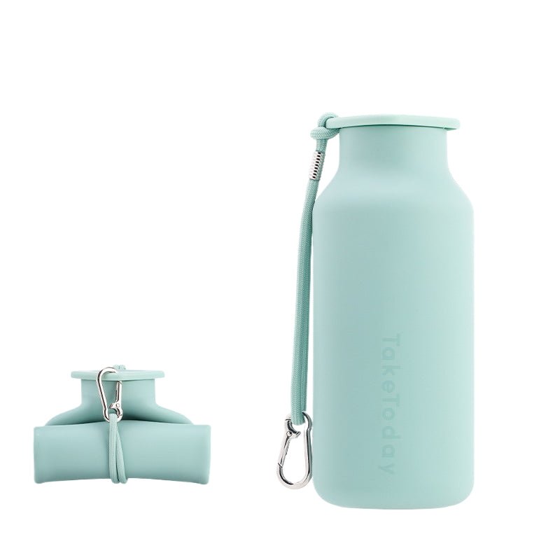 Foldable Silicone Travel Water Bottle - Yorkn Inc✅
