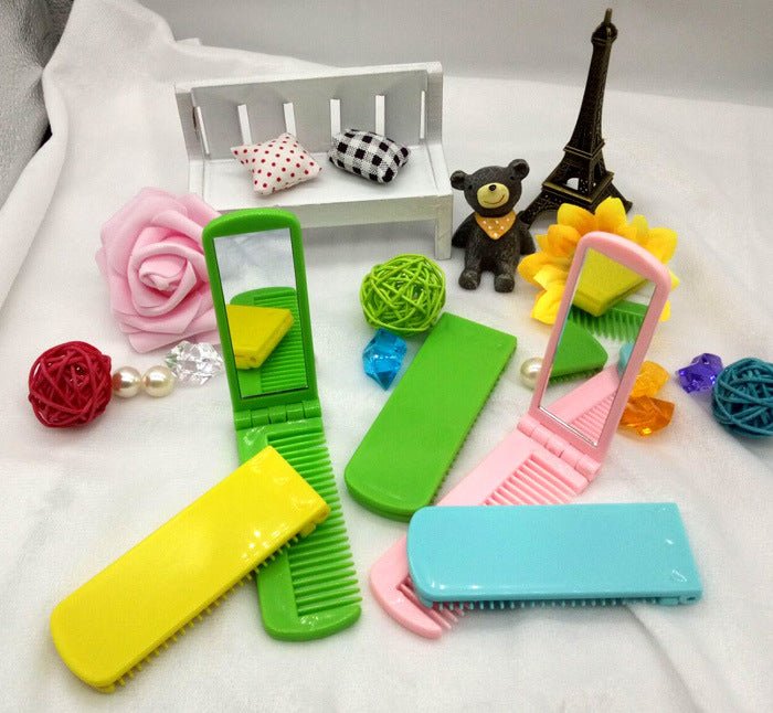 Folding Comb With Mirror - Yorkn Inc✅