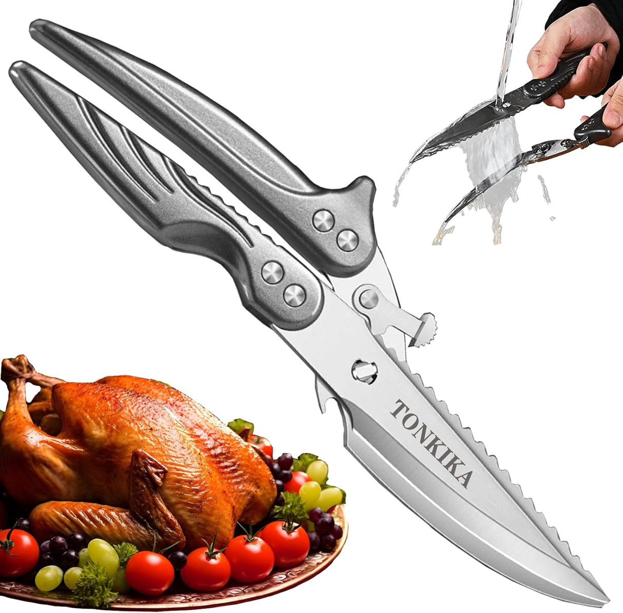 Heavy Duty Kitchen Scissors - Yorkn Inc✅