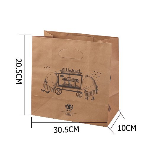 Kraft Paper Shake Bags - 12'' - Yorkn Inc✅
