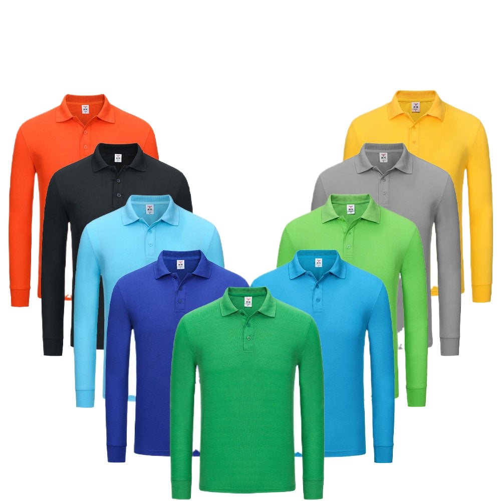 Men Spring And Autumn Polo Shirt - Yorkn Inc✅