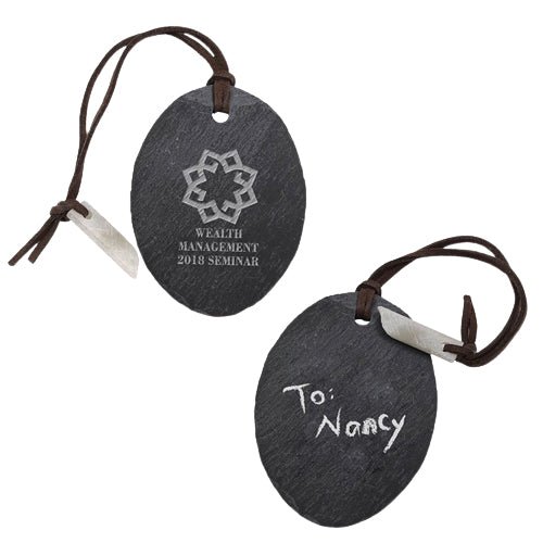 Oval Slate Gift Tag - Yorkn Inc✅