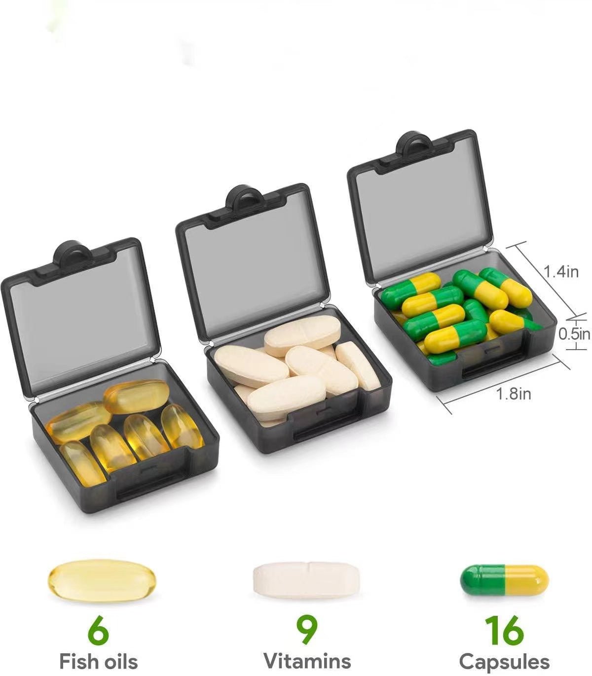Pill Box - No Divider - Yorkn Inc✅