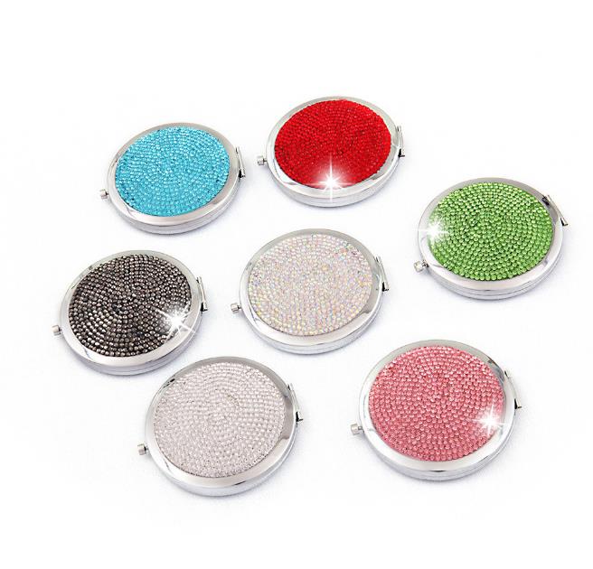 Portable Pocket Mirror Rhinestone - Yorkn Inc✅