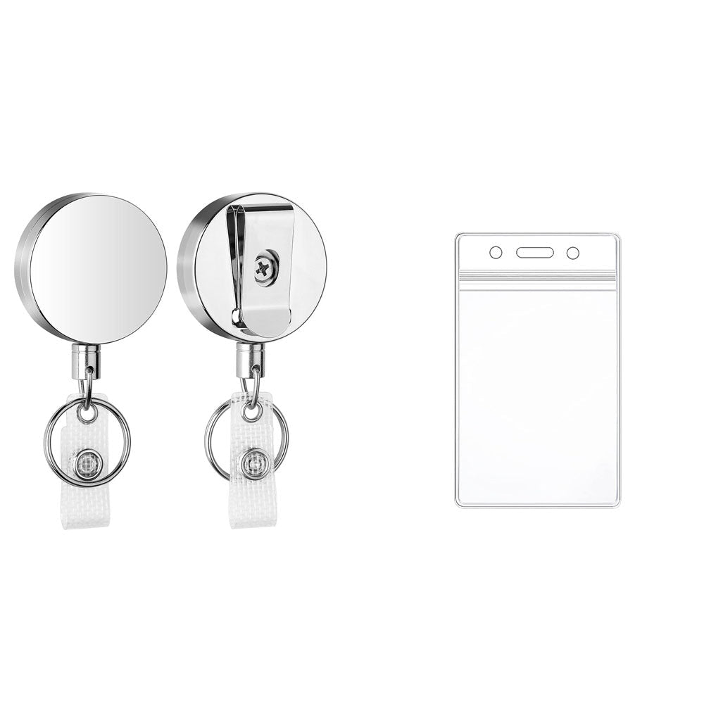 Retractable Badge Reel With Plastic Id Holder - Yorkn Inc✅