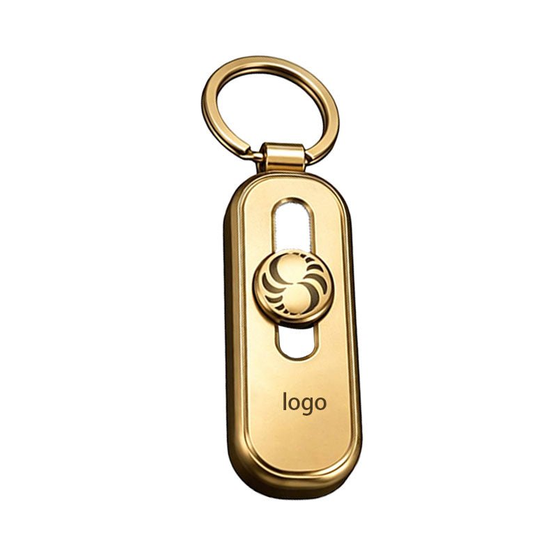 Sliding Logo Zinc Alloy Keychain - Yorkn Inc✅