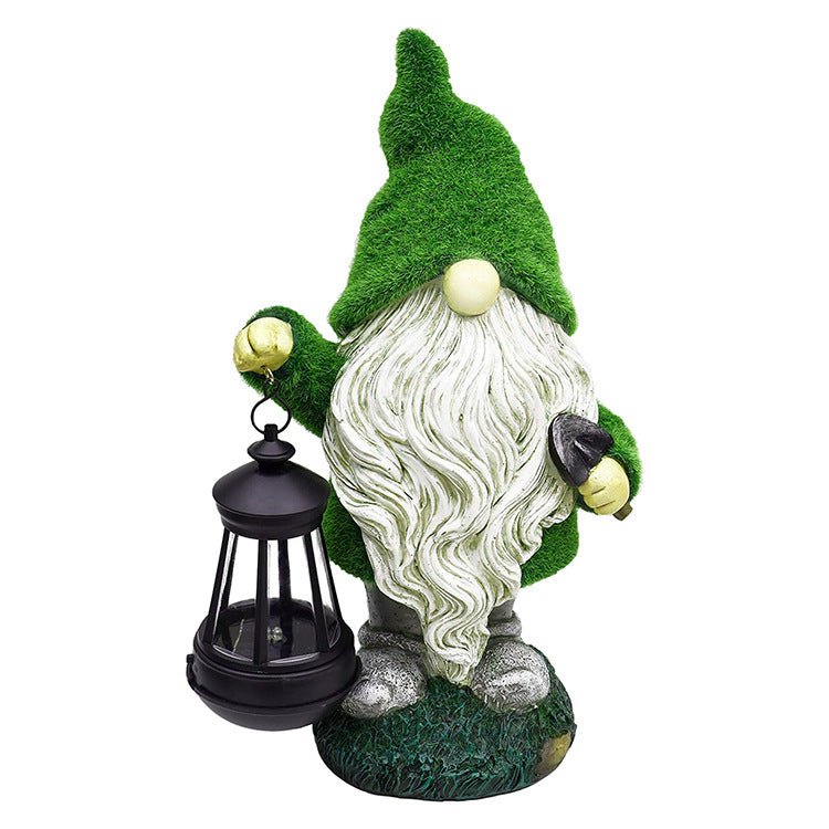 Solar Garden Gnomes Statue With Lantern - Yorkn Inc✅