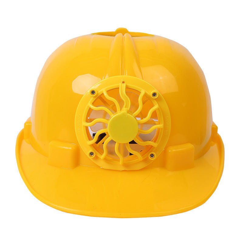 Solar Powered Cooling Fan Safety Helmet - Yorkn Inc✅