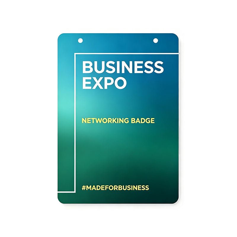 Trade Show Paper Badge Card - Yorkn Inc✅