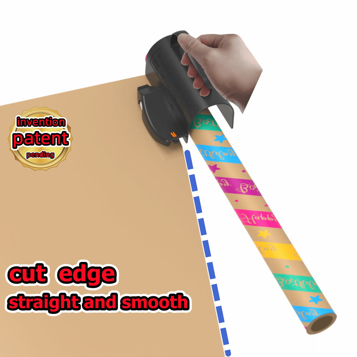 Upgraded Wrapping Paper Roll Cutter - Yorkn Inc✅