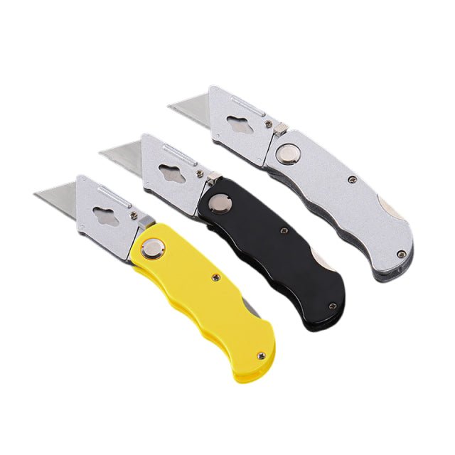 Utility Folding Knife With 5 Extra Blades - Yorkn Inc✅