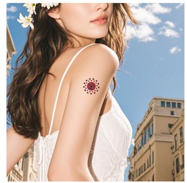 Uv Stickers For Sunscreen Reapply Reminde - Yorkn Inc✅