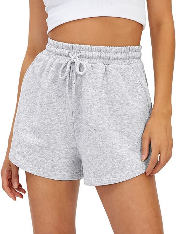 Women High Waisted Sweat Short - Yorkn Inc✅