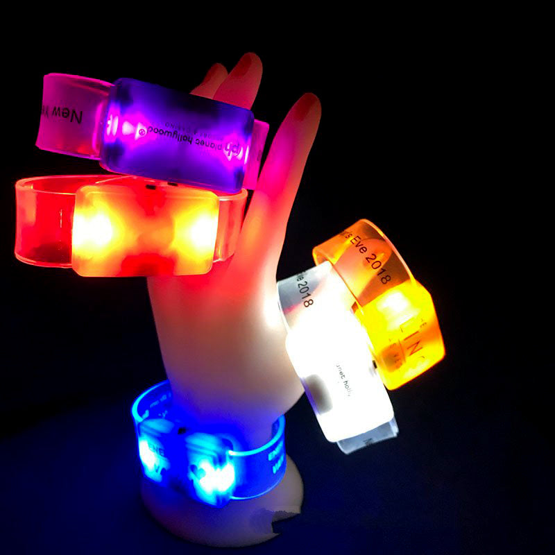 Bracelet LED transparent en PVC 