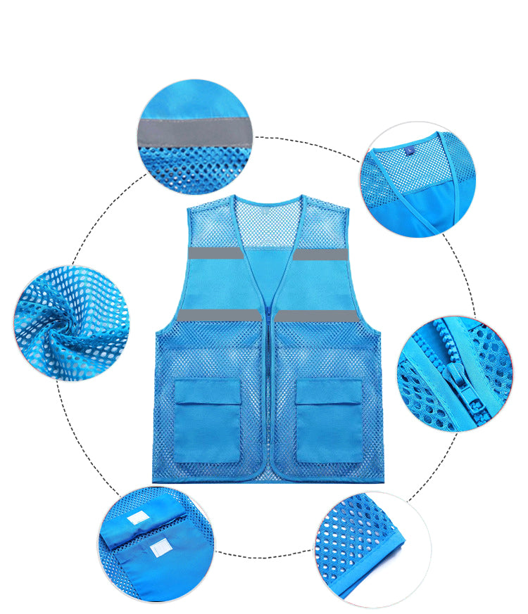 Reflective Mesh Volunteer Vest