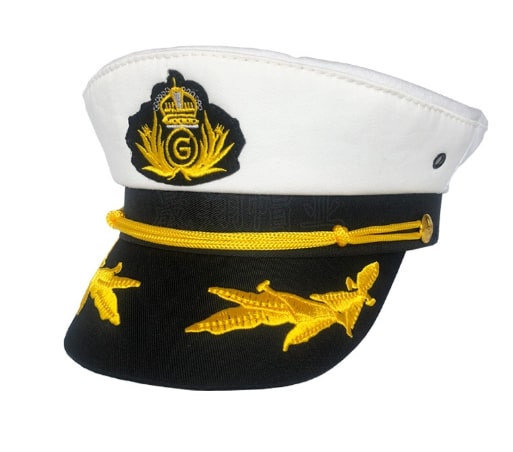 Casquette de capitaine marin 
