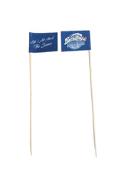 Cure-dents en forme de drapeau avec bâton de 6 pouces 