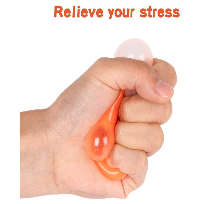 Balle anti-stress collante phosphorescente 