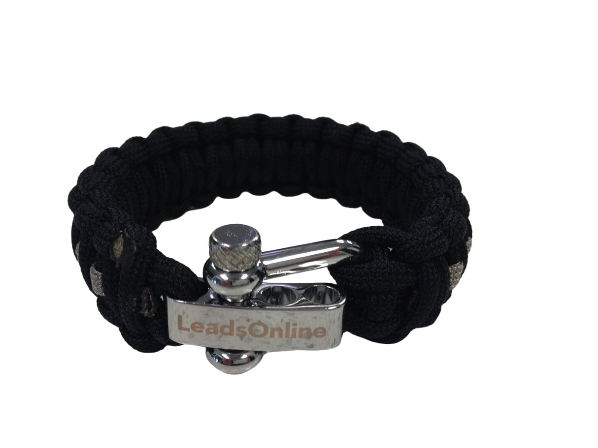 Bracelet en paracorde avec manille réglable 