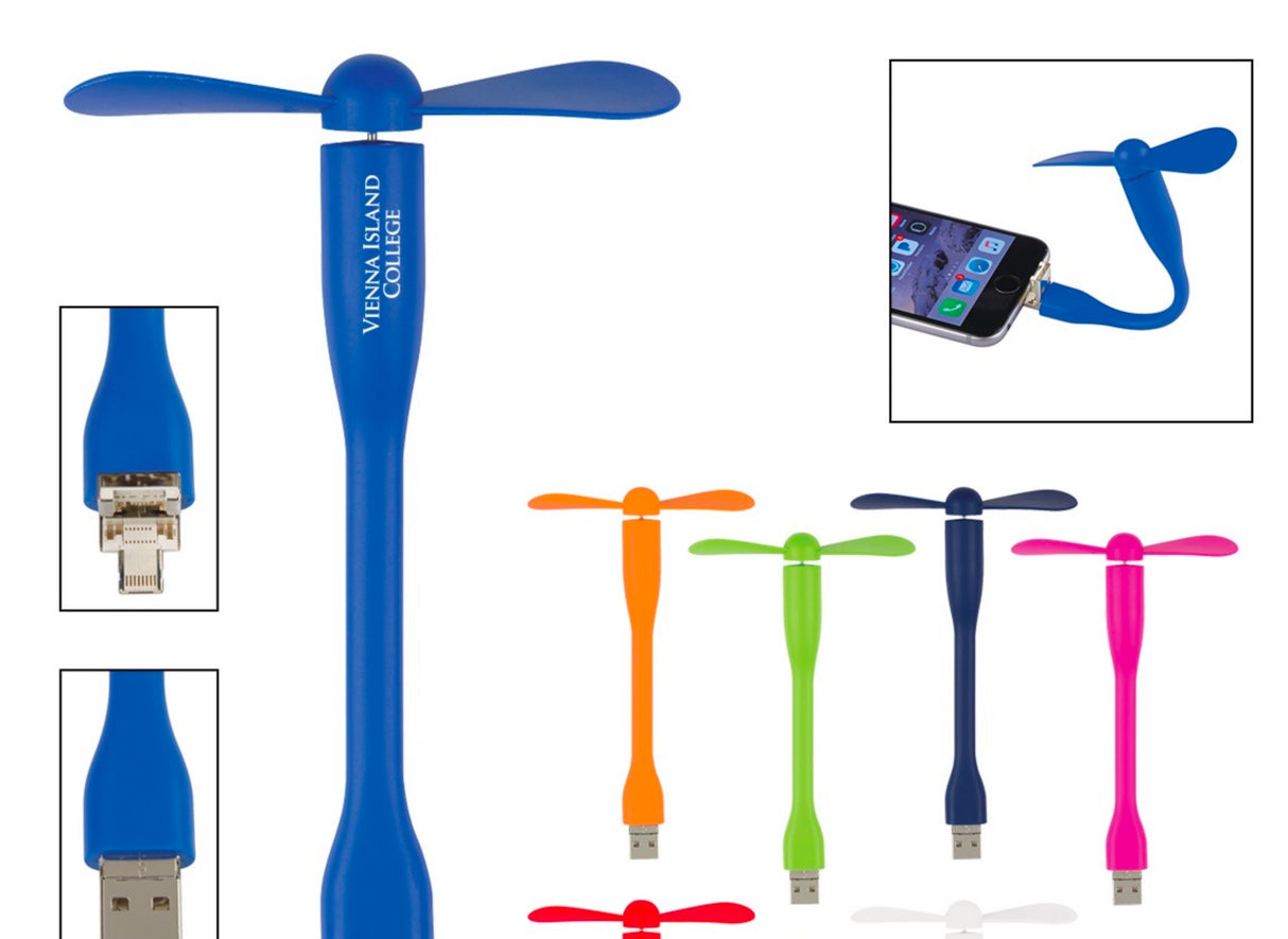 Mini ventilateur portable alimenté par USB 