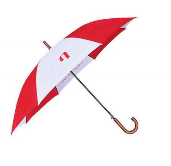 48" Auto Open Wooden Handle Umbrella