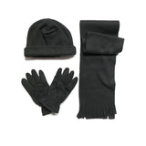 Ensemble bonnet, écharpe et gants d'hiver 3 pièces 