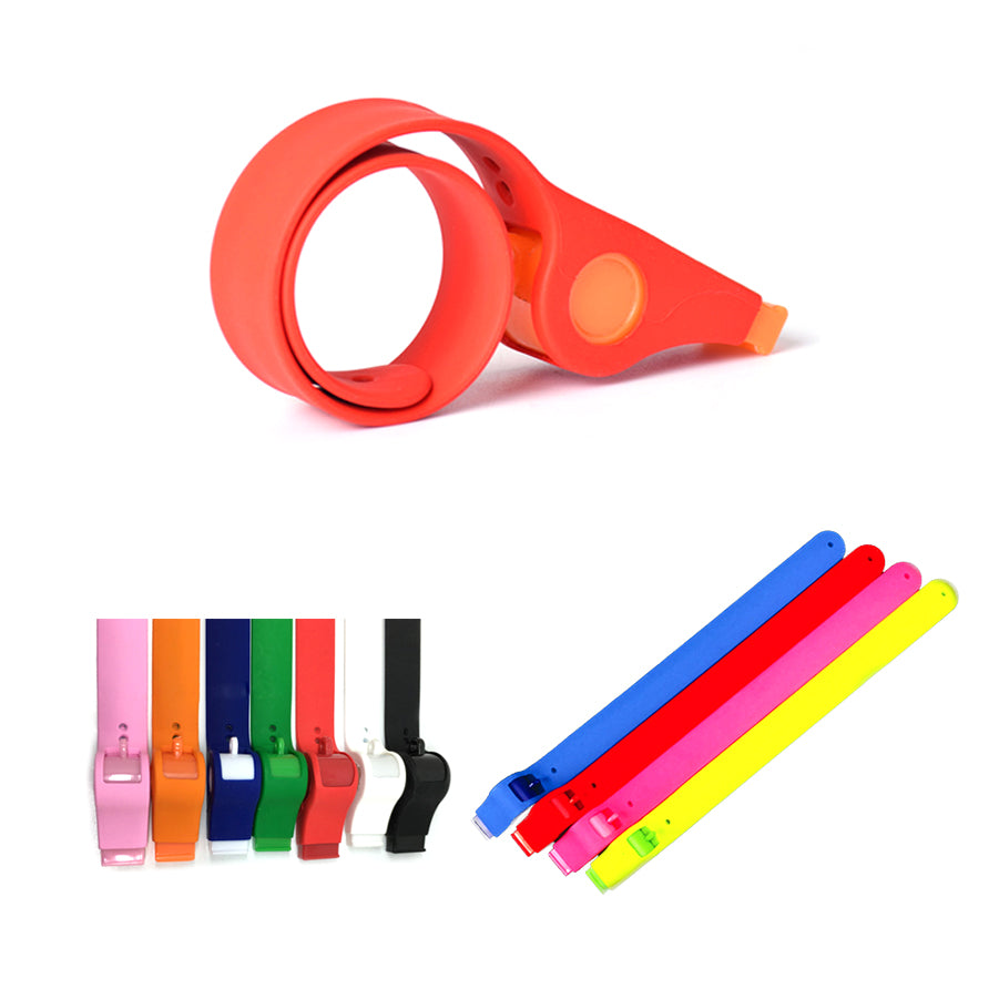 Bracelet en silicone avec sifflet 
