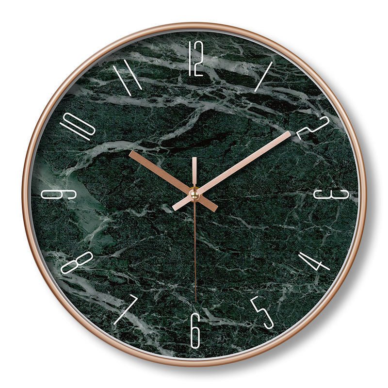 12" Golden Print Wall Clock - Yorkn Inc✅