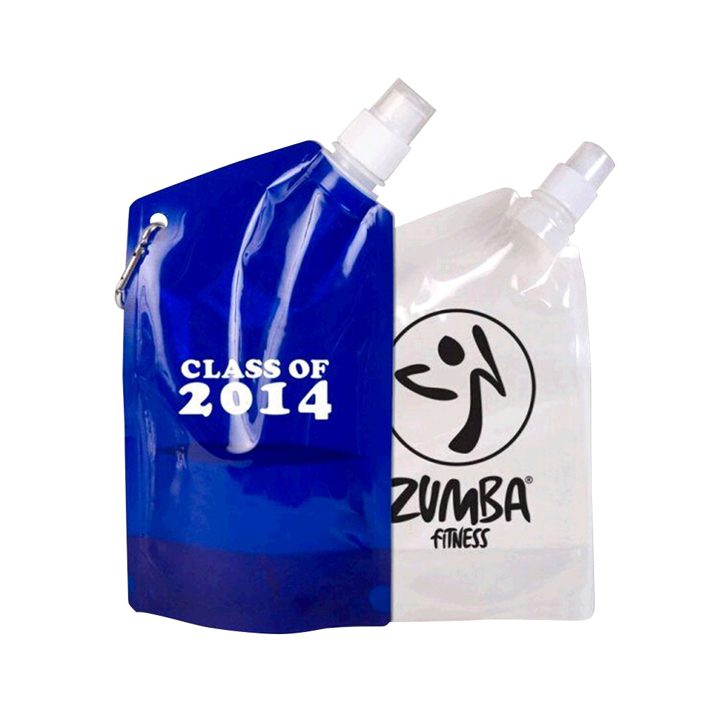 Bouteille d'eau pliable de 480 ml pour le sport 