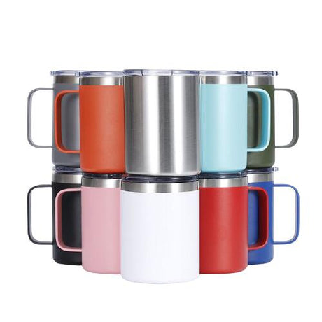 14 Oz Copper - coated Powder - coated Insulated Mug - Yorkn Inc✅