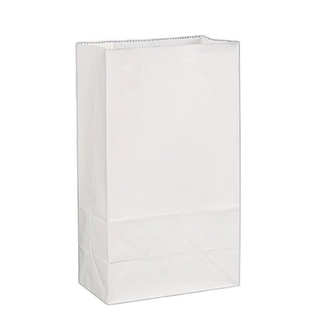 14x12x7 Inch Premium White Kraft Paper Bag - Yorkn Inc✅