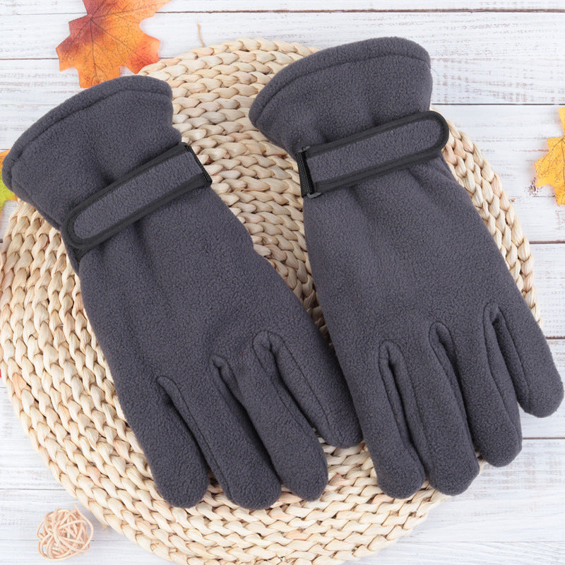 Gants de sport en polaire doux et chaud 
