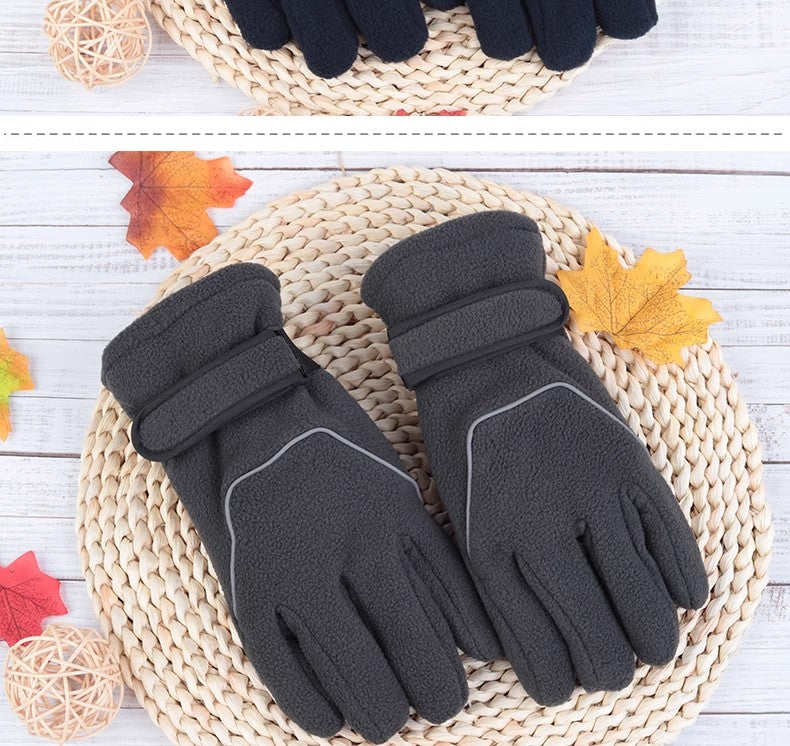 Gants de sport en polaire doux et chaud 