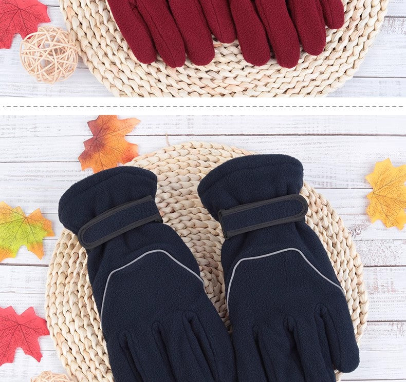 Gants de sport en polaire doux et chaud 